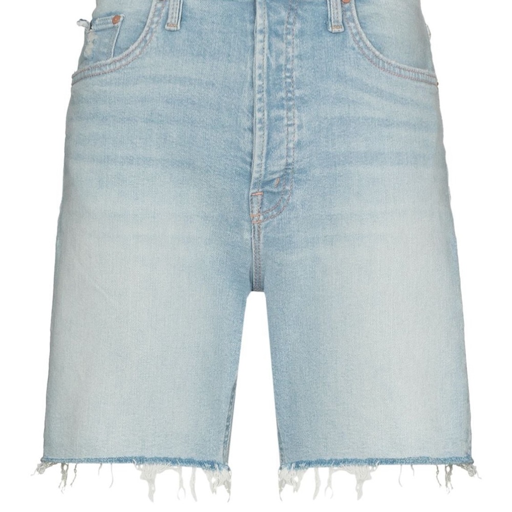 The Tripper frayed-edge denim shorts